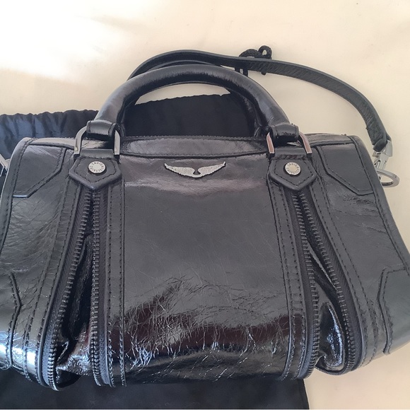 Zadig & Voltaire
Women's Black Sunny Xs #2 Vintage Patent Bag - Picture 7 of 8